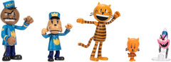 Dog Man Movie Actionfiguren-Multipack-Set von Jakks Pacific, enthält bewegliche 6-cm-Figuren – Spielzeuge, die vom Film Lil Petey, Petey, Chief und Flippy inspiriert sind! Naty Shop Actionfiguren
