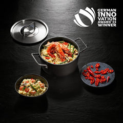 Fissler Adamant, Servierpfanne, Aluminium, antihaftbeschichtet, hoher Rand, kratzfest – Induktionstöpfe und Pfannen Naty Shop