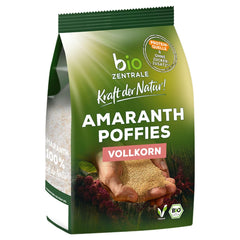 Biozentrale Amaranth-Puffs | 125 g | vegan | kleine expandierte Amaranthkörner | Proteinquelle | für Müsli, Joghurt und bunte Frühstücksbowls