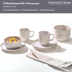 Set de mic dejun Ritzenhoff & Breker Laredo, 12 piese - DS