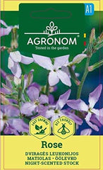 AGRONOM | Doppelgehörnte Rose | Blumensamen | Rosensamen | Einjährige Pflanze, einfach zu züchten | 1 Packung