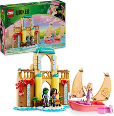 LEGO Wicked Glinda, Elphaba und Nessarose an der Shiz University, Segelboot und 3 Figuren, Spielzeugboot, Geschenk für Mädchen und Jungen ab 7 Jahren, Puppenhausliebhaber, 75681 Bausets. Besuchen Sie den LEGO-Store. Standardtitel