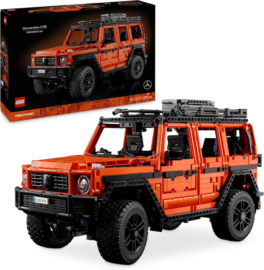 LEGO Technic Mercedes-Benz G 500 Professional Line, Bauset mit Auto-Modell der G-Klasse, Geschenk für Erwachsene, Luxusgeländewagen Set, Mercedes-Sammlerstück, Spielzeug-Auto 42177