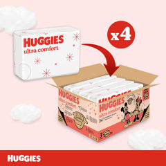 Huggies Ultra Comfort Windeln, Größe 3 (4-9 kg), Disney-Design, 168 Stück