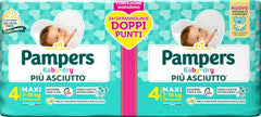 Pampers Baby Dry Maxi Twin Pack Windeln, Größe 4 (7-18 kg), 48 Windeln