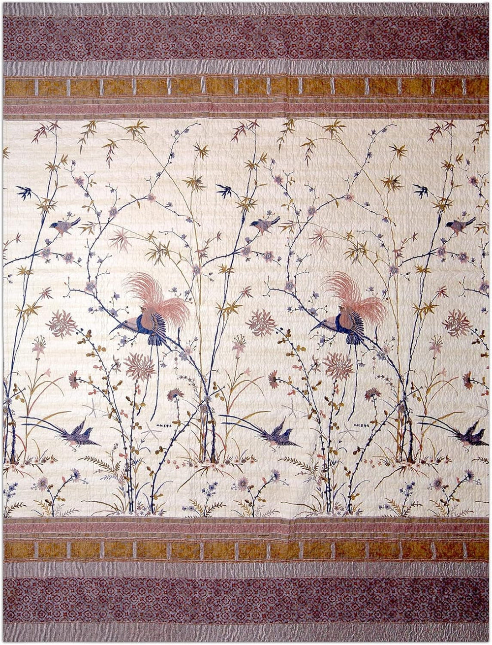 Bassetti Fong-Bettbezug, 100 57 Fäden pro cm² / Füllung: 100 % reine Baumwolle, Creme, 220 x 255 cm Bassetti-Betten und -Bezüge Creme 220 x 255 cm