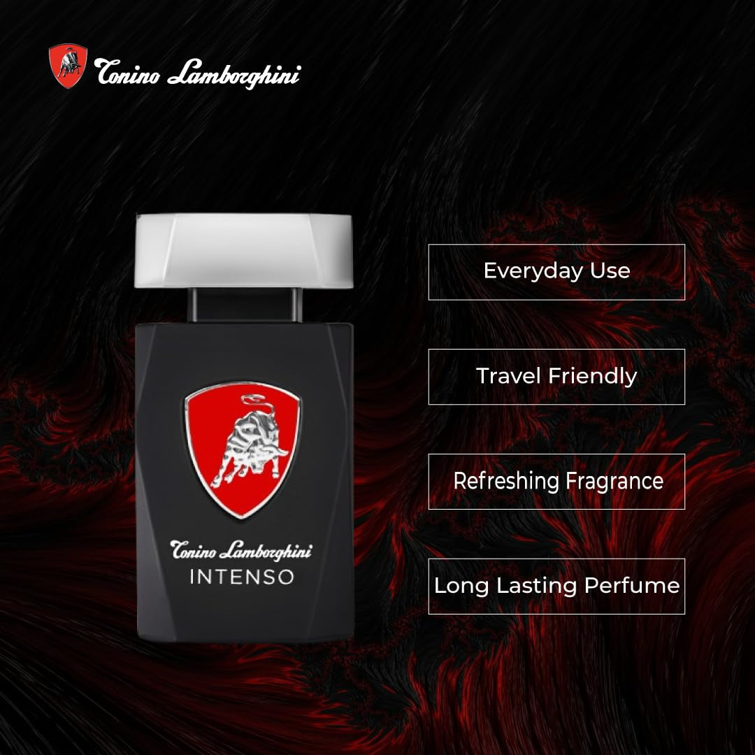 Tonino Lamborghini Intenso pentru bărbați 4.2 oz EDT Spray Produse pentru descurcarea părului Naty Shop