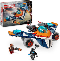 LEGO Marvel Rockets Raumschiff Vs. Ronan Baubares Raumschiff-Set Guardians of the Galaxy Superhelden-Figur, Spielzeuggeschenk für Jungen und Mädchen ab 8 Jahren 76278 Bausätze Besuchen Sie den LEGO-Store Single