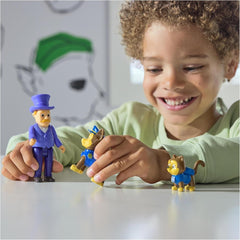 PAW PATROL Hero Pups – Actionfiguren-Set mit 1 Chase Dog-Figur, 1 Chaos Cat-Figur und 1 Besserwisser-Bürgermeister-Figur, Spielzeug geeignet für Actionfiguren ab 3 Jahren Naty Shop