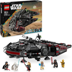 LEGO Star Wars Dark Millennium Falcon, Raumschiff-Set, Bauspielzeug für Kinder, Geburtstagsgeschenk für Jungen, Mädchen und Fans, Abenteuerspielzeug 75389 Bausets Besuche den LEGO-Store Standardtitel