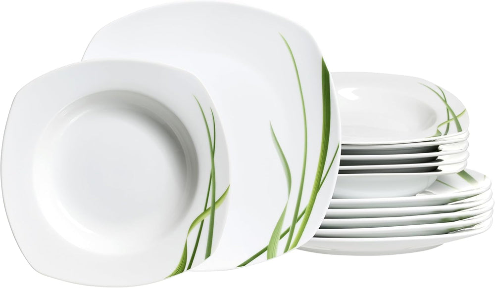 Ritzenhoff & Breker Tafelservice Gianna, 12-Teilig, Porzellan, Weiß Tableware Sets Naty Shop Default Title