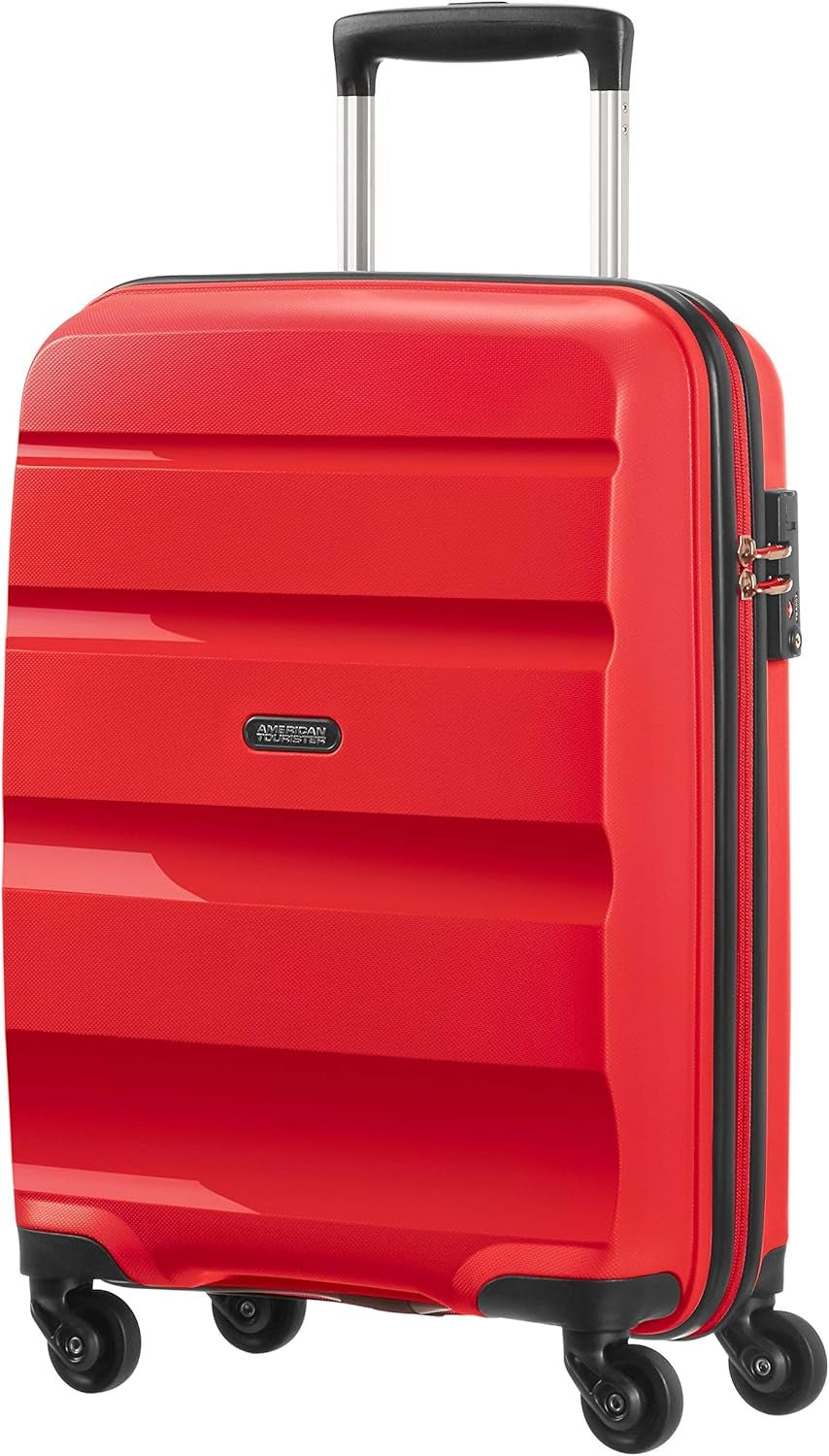 American Tourister Bon Air - Spinner Bagaje și echipament de călătorie Naty Shop Magma roșu M (66 Cm-57.5 L)