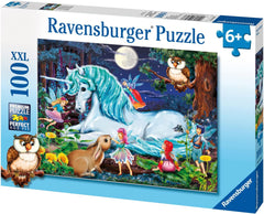 Ravensburger Puzzle für Kinder – 10793 Im Zauberwald – Einhorn-Puzzle für Kinder ab 6 Jahren, mit 100 Teilen im XXL-Format Puzzle Naty Shop