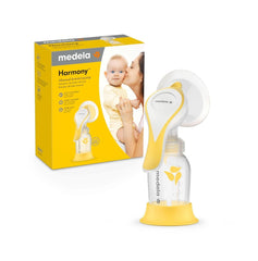 Handmilchpumpe Medela Harmony – Kompaktes Schweizer Design mit Personalfit Flex-Schutzschilden und Medela 2-Phase Expression-Technologie Zubehör Essen und Stillen Baby Naty Shop Handmilchpumpen