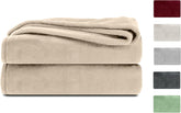 Komfortec pătură pufoasă, pătură confortabilă, pătură fleece, certificată Oeko-Tex, super moale, 150X200 Cm, 260 G/M², bej Paturi si Cuverturi Besuche den Komfortec-Store Bej 150 X 200 Cm