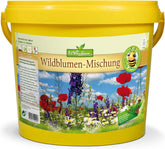 Wildblumenmischung NL Chrestensen | 5L Eimer für 500-1000 m² | Winterharte mehrjährige Blumensamen | Wildblumenwiese für Bienen und Schmetterlinge | Für Garten, Wiese