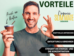 VITSTORM® Slim Tea Cardamom – Ceai Yerba Mate BIO – Cură de detoxifiere și ceai diuretic – 100G