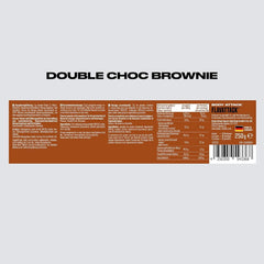 Body Attack Flavattack®, Double Choc Brownie, 250G / 83 Portionen Aromen Naty Shop
