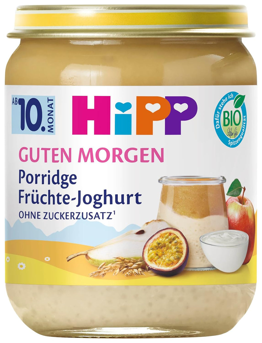 HiPP Bio Good Morning Fruchtjoghurt, 160g, 6er Pack (6x160g)