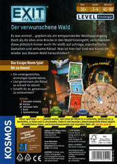 KOSMOS 695149 EXIT – Das Spiel – Zauberwald, Level: Anfänger, Escape-Room-Spiel, EXIT-Spiel für 1 bis 4 Spieler ab 10 Jahren, ein einzigartiges Brettspiel