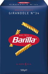 Pasta Barilla Classic Girandole Nr. 34, aus hochwertigem Hartweizen, immer al dente (1 x 500g)