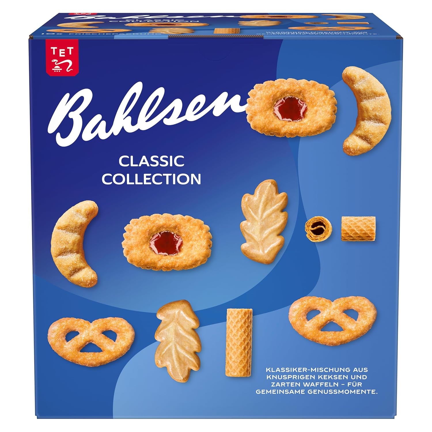 Colecția Bahlsen Caroline - 1 pachet - Mix pentru biscuiți și napolitane (10 x 161 g/ 1610 g)