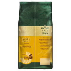 Jacobs Kaffeebohnen Café Crema Gold, vollmundig & fruchtig, geröstet in Bremen, Intensität 5/10, Kaffee ganze Bohnen, 1 kg