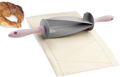 RODILLO CORTADOR DE Croissant, Kunststoff, grau/rosa, 18 x 18 x 10 cm