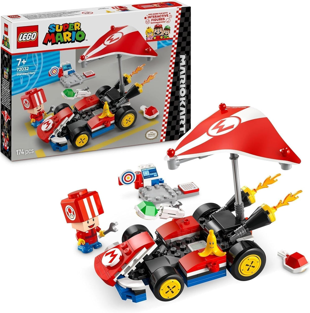 LEGO Super Mario: Mario Kart – Standard-Kart, Nintendo-Sammlung, Geschenk für Kinder, ermöglicht Jungen, Mädchen und Spielern ab 7 Jahren das selbstständige Spielen, Abenteuerspielzeug mit Krötenfigur 72032 Bausets Besuchen Sie den LEGO-Store Standardtitel