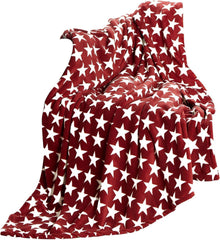 Celinatex pătură pufoasă 150 X 200 Cm Bordeaux pătură canapea canapea pătură moale stele Microfibre Fleece Oeko-Tex Moonlight Paturi si Cuverturi Besuche den CelinaTex-Store Bordeaux stele 150 X 200 Cm