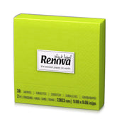 Șervețele de hârtie Renova verde cocktail - 30 de șervețele