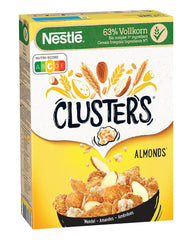Nestlé Clusters Almond, ein köstliches Frühstücksflocken mit knusprigen Mandelflocken, 1 Packung (1 x 325 g)