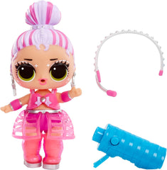 L.O.L. Überraschung! Neon Pop Stars Tots – 1 Schwarzlicht-Magie-Überraschungspuppe, Blindverpackung, 7 Sammelpuppen, jeweils mit Neon-Aufklebern und Zubehör, Geschenk für Kinder ab 4 Jahren, Naty Shop-Puppen