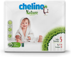 Chelino Natura Windeln für Kinder Größe 5 (13-18 kg), 180 Windeln Mutter und Kind Naty Shop