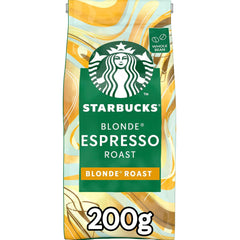 STARBUCKS Blonde Espresso Roast, Helle Röstung, Ganze Kaffeebohnen 200g (6er Pack)