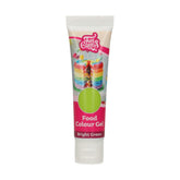 Colorant alimentar Funcakes Verde Aprins, Gel Colorant Alimentar Foarte Concentrat pentru Aluat, Cremă, Fondant și Marțipan. Dozare ușoară. Picătură individuală pentru a crea culori vibrante. Halal. 30 g.