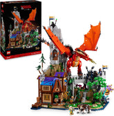 LEGO Ideas Dungeons & Dragons: Die Sage vom Roten Drachen, Bauset für Erwachsene, Dungeons and Dragons Geschenkideen für Fans, Fantasy-Bauset, kreative Aktivität 21348