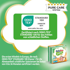 Scutece pentru bebeluși sensibili, mărimea 2, mini (3-6 kg), 192 scutece
