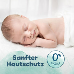 Pampers Harmony Windeln Größe 2, 204 Windeln, 4kg-8kg, sanfter Hautschutz mit 100 % Pampers-Schutz