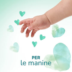 Pampers Acqua Pura Baby-Feuchttücher, 468 Stück (3er-Pack) – 99 % Wasser, 100 % Baumwolle, 0 % Kunststoff, Alkohol und Parabene – ideale Reinigungstücher für empfindliche Haut, feucht, ohne zusätzliche Inhaltsstoffe