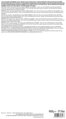 Venchi – Maxiriegel aus weißer Schokolade, gesalzen, 600 g, glutenfrei, ohne künstliche Farbstoffe und ohne Konservierungsstoffe