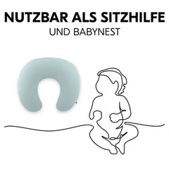 Hauck Stillkissen für Babys mit Füllung Zubehör Essen und Stillen Bebe Naty Shop