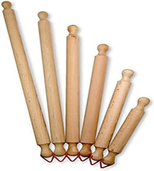 Nudelholz Buchenholz cm70 Küchenwerkzeug, Material, Mehrfarbig, 70x4x4 cm