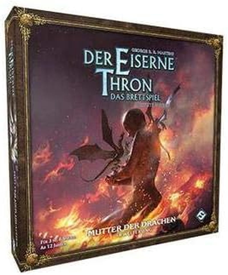 Fantasy Flight Games, Throne of Iron: Das Brettspiel 2. Auflage - Mutter der Drachen, Erweiterung, Expertenspiel, Strategiespiel, 3-8 Spieler, ab 14 Jahren, 180 Minuten, deutsch
