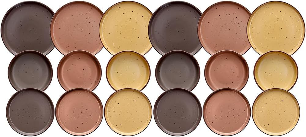 Bruges, serviciu de cină pentru 6 persoane, 18 piese, ceramică, multicolor