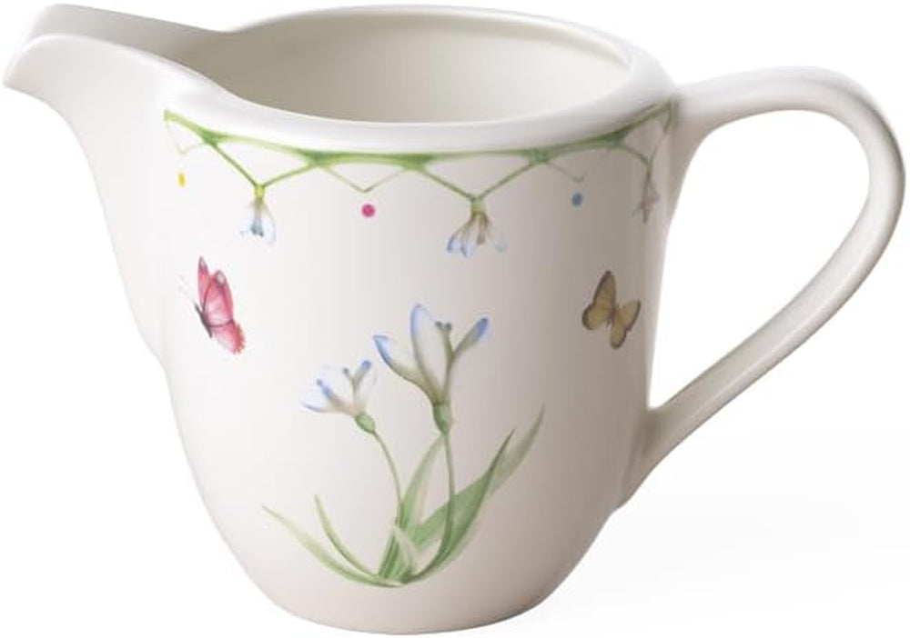 Villeroy & Boch Cană de lapte Colourful Spring, 280 ml, Porțelan Premium, Alb/Multicolor