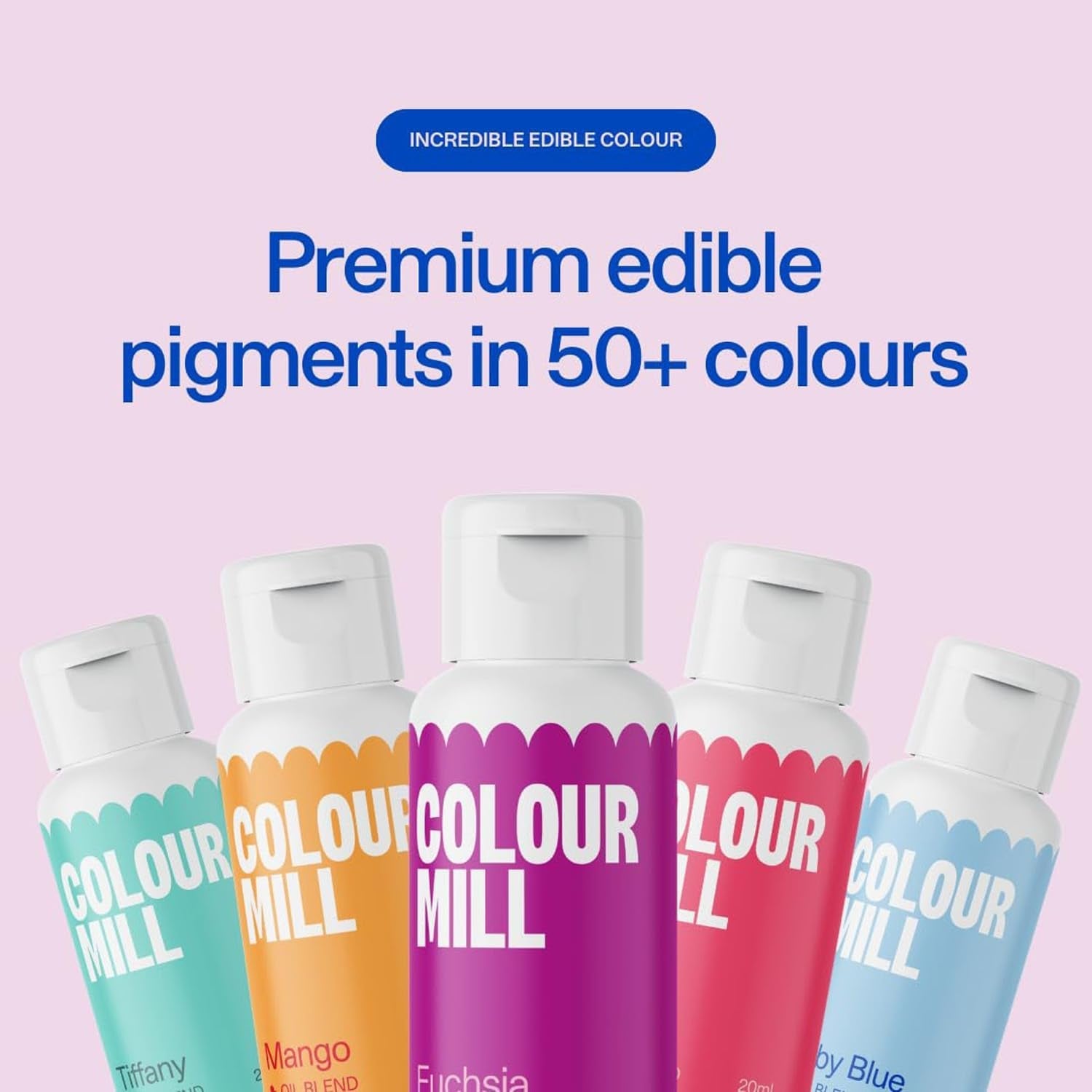 Colorant alimentar pe bază de ulei Colour Mill Blend, culoare bleumarin - Colorant alimentar pentru ciocolată, fondant, brioșe, prăjituri, copt, macaroane - Colorant alimentar pentru decorarea torturilor - 100 ml