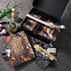 Ankerkraut Grillbuch-Set mit 6 Streuern, 1320g Gewürze plus Buch im Bundle