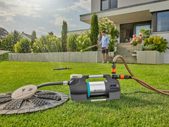 Set de aspirare Gardena cu furtun de aspirare de 7 m, conexiune robustă, dispozitiv de blocare a refluxului, durabil și fiabil (09091-20)