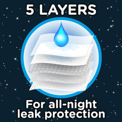 Huggies Nachtwindeln, für Mädchen 8-15 Jahre (27-57 kg), sehr saugfähig, 9 Stück (2er Pack) Mutter und Kind Naty Shop